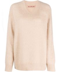 Acne Studios - Pullover mit V-Ausschnitt - Lyst