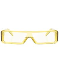 Rick Owens - Rectangular-Frame Sunglasses - Lyst