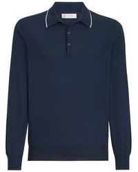 Brunello Cucinelli - Lightweight Knit Polo Shirt - Lyst