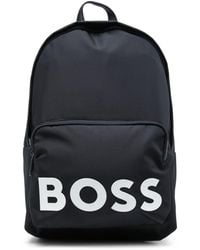 BOSS - Catch 2.0 Logo-appliqué Backpack - Lyst