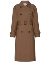 Max Mara - Trench Ceinturé À Boutonnière Croisée - Lyst