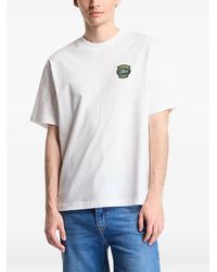 Lacoste - T-Shirt Met Logopatch - Lyst