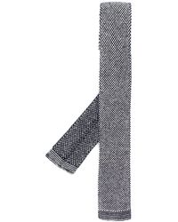N.Peal Cashmere - Krawatte mit Birdseye-Muster - Lyst