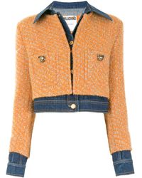 Moschino Layered Jacket - Orange