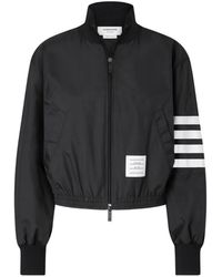 Thom Browne - Veste Zippée En Tissu Anti-Déchirure À 4 Bandes Signature - Lyst