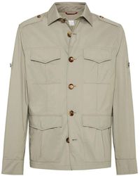 Brunello Cucinelli - Giacca Sahariana - Lyst