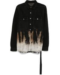 Rick Owens - Denim Overshirt - Lyst
