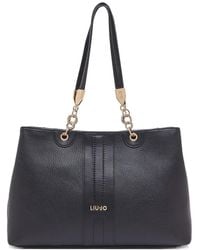 Liu Jo - Medium Logo-Lettering Shoulder Bag - Lyst