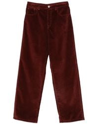 Rohe - Corduroy Straight-Leg Trousers - Lyst