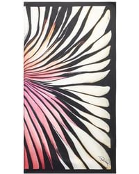 Roberto Cavalli - Sciarpa Con Stampa Ray Of Paradise - Lyst
