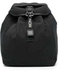 Moncler - Zaino Con Placca Logo - Lyst