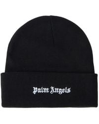 Palm Angels - Logo-Embroidered Beanie Hat - Lyst