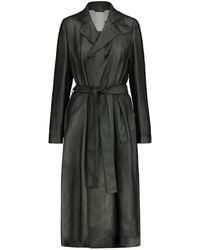 SAPIO - Double-Breasted Trench Coat - Lyst