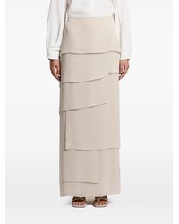 Peserico - Tiered Maxi Skirt - Lyst