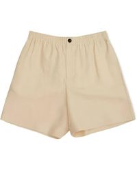 Valentino Garavani - Elastic-Waistband Side-Stripe Shorts - Lyst