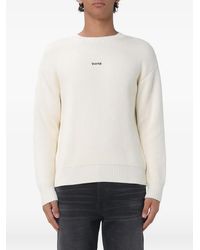 DISCLAIMER - Logo-Print Drop-Shoulder Sweater - Lyst