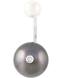 Delfina Delettrez - 'Pearl Piercing' Diamond Earring - Lyst