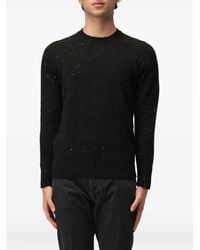 Drumohr - Jersey moteado con cuello redondo - Lyst