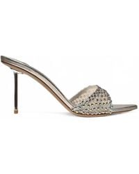 Le Silla - Gilda Crystal-Embellished Pointed-Toe Sandals - Lyst