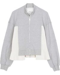 3.1 Phillip Lim - Zip-Up Panelled Sweater - Lyst