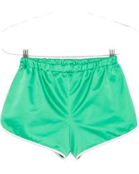Frankie Shop - Cielo Contrast-Trim Elasticated-Waist Shorts - Lyst