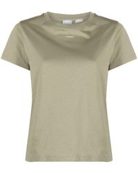 Pinko - T-shirt en coton à logo imprimé - Lyst