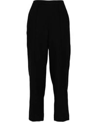 Vince - Brushed Mid-Rise Trousers - Lyst