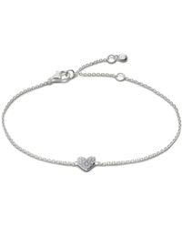 Monica Vinader - Heart-Charm Chain Necklace - Lyst