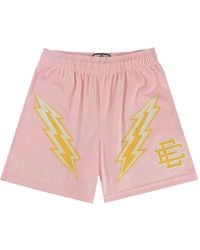 Eric Emanuel - Lightning-Bolt Mesh Shorts - Lyst