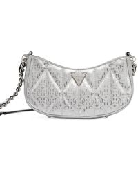 Guess - Aldina Quilted-Design Chain-Strap Shoulder Bag - Lyst