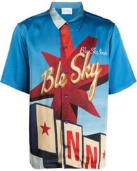 BLUE SKY INN - Camisa con estampado gráfico y manga corta - Lyst
