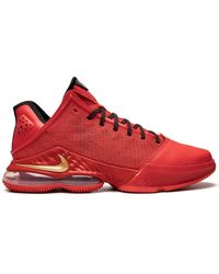 Nike - Lebron 19 Low "Light Crimson" Sneakers - Lyst