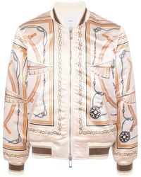 Rhude - X Nautica Veste Bomber En Satin - Lyst