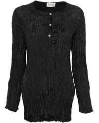 P.A.R.O.S.H. - Textured Blouse - Lyst