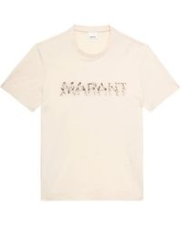 Isabel Marant - Safety-Pin Logo T-Shirt - Lyst