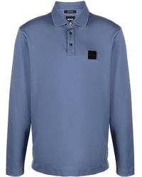 BOSS - Logo-appliqué Cotton Polo Shirt - Lyst