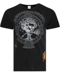 MadeWorn - Skull-Rose Patched T-Shirt - Lyst