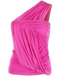 Rick Owens - Asymmetrische Bluse Mit Drapierung - Lyst