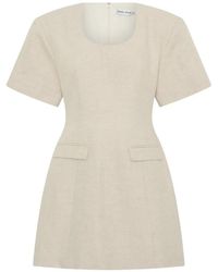 Anna Quan - Robe Courte Hayden À Encolure Ronde - Lyst