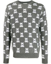 Moschino - Teddy Bear Intarsia Jumper - Lyst