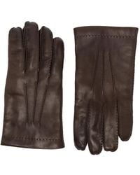 Eleventy - Stitched-Detail Gloves - Lyst