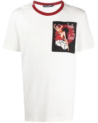 Dolce & Gabbana - Graphic-Print T-Shirt - Lyst