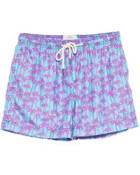 Peninsula - Badeshorts Mit Palmen-Print - Lyst