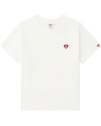 A Bathing Ape - Heart-Embroidered T-Shirt - Lyst