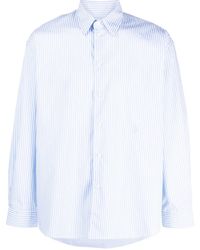 Sporty & Rich - Stripe-Print Long-Sleeved Shirt - Lyst