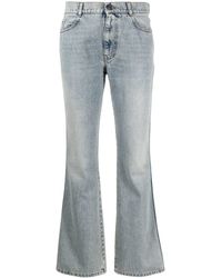 Ports 1961 - Stonewash Flared Cropped Jeans - Lyst