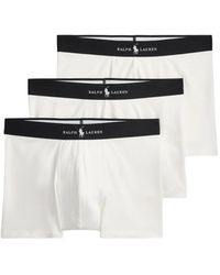 Polo Ralph Lauren - 3 Pack Pony Logo-Waistband Trunks - Lyst