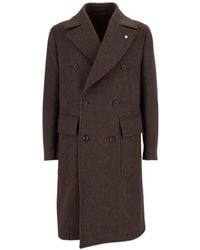 Brando - Double-Breasted Peak-Lapel Coat - Lyst