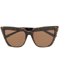Balenciaga - Gafas de sol con montura cat-eye con efecto de carey - Lyst