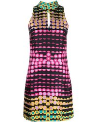Moschino - Kleid mit grafischem Print - Lyst